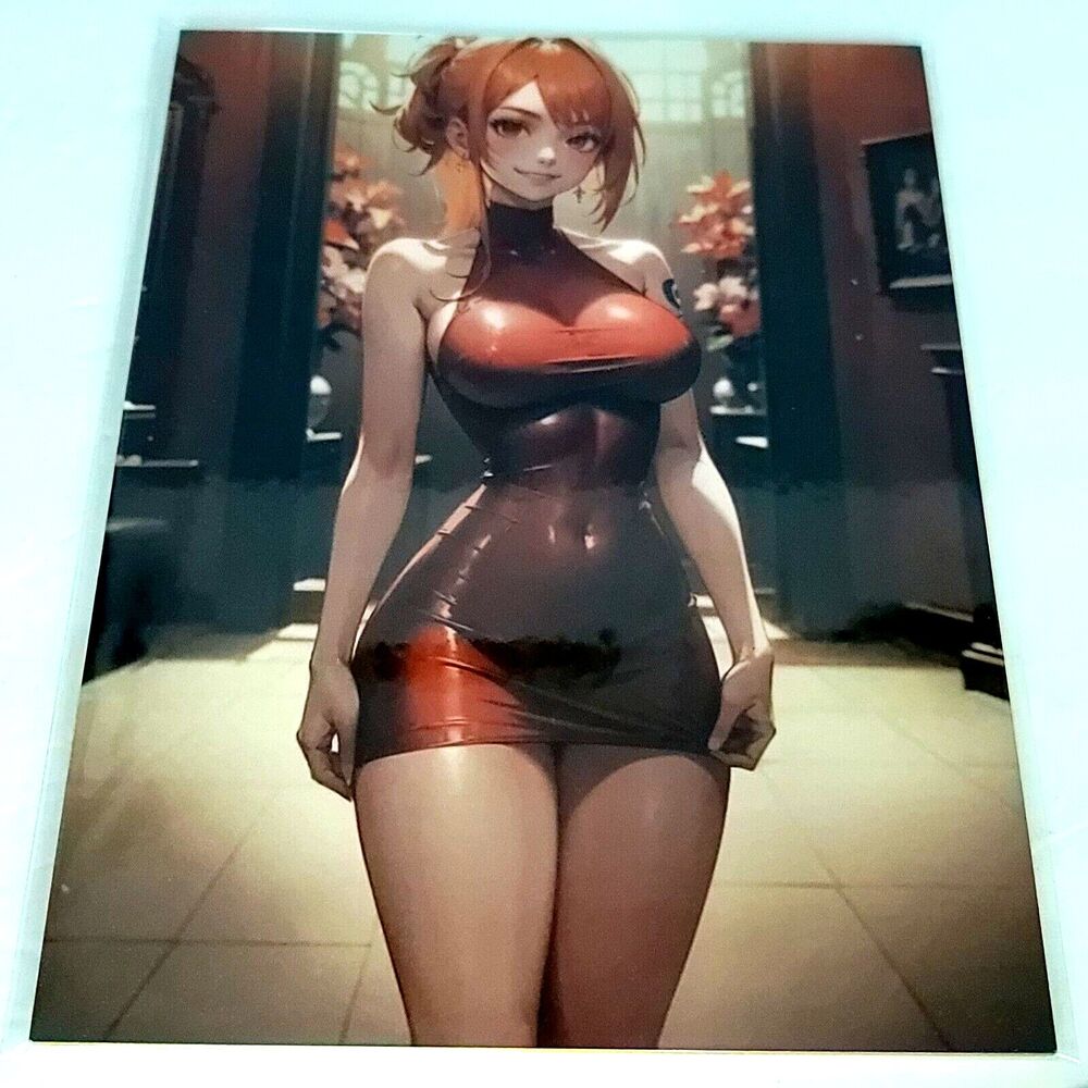 Nami Koala One Piece #064 Double-sided Art Board Size A4 8" x 11" Waifu Card